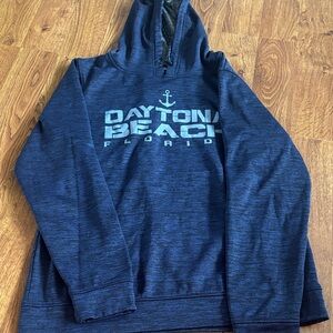 Daytona Beach Florida Navy Hoodie